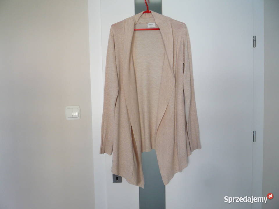 Reserved 40L 42XL Beżowy kardigan Sweter Moda i Styl Szczecin