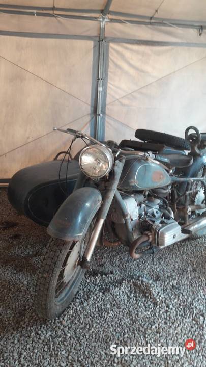 Motocykl zabytkowy Dniepr K 650 nie K 750 ural 649cm3 Dniepr Tarnobrzeg