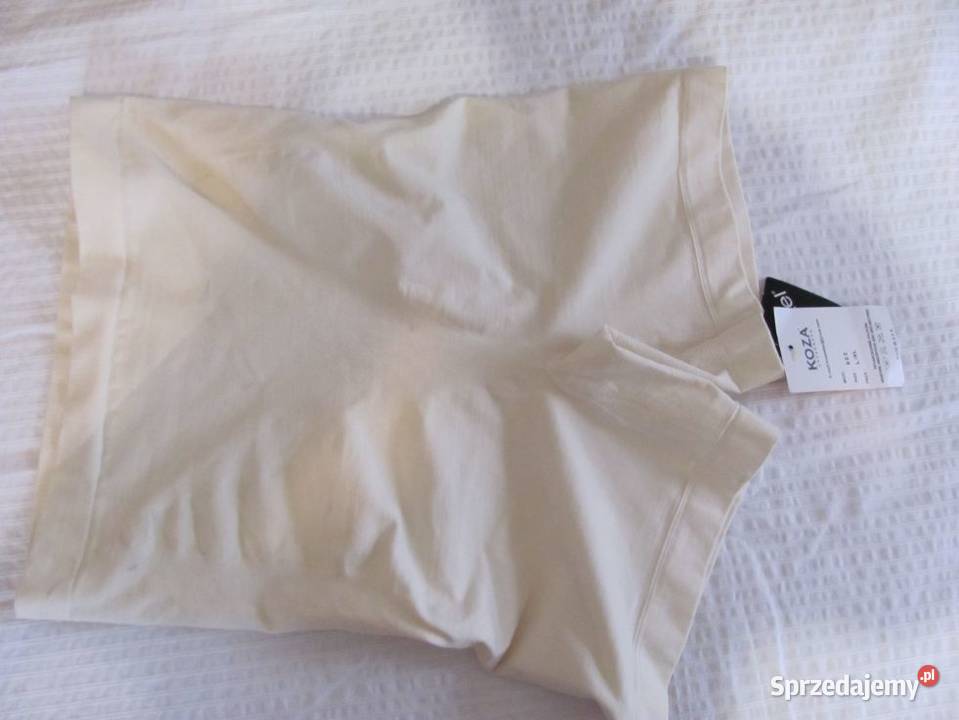 majtki wyszczuplające z wysokim stanem kremowe Pozostałe Zamość