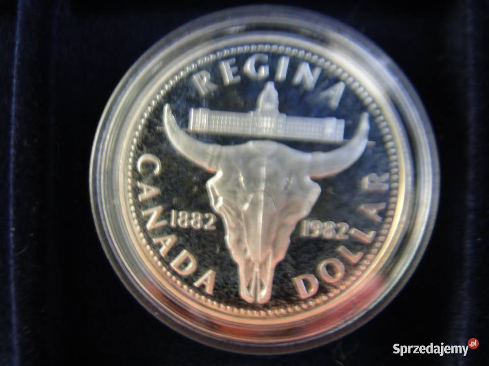 Srebrna moneta Canada Dollar DGRegina Elisabeth mazowieckie Warszawa sprzedam