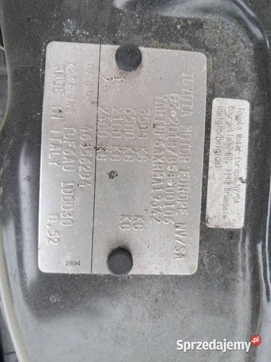 Toyota ProAce RENAULT MASTER FWD diesel Samochody dostawcze Komorniki