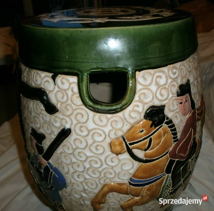 Duża Waza Kwietnik Ceramiczny Siedzisko Gliniane Kraków