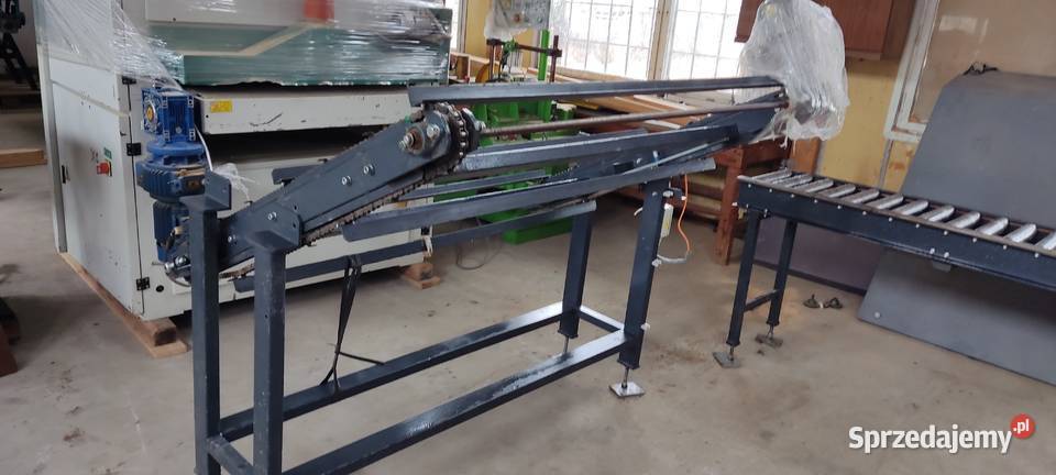 System odbioru ize strugarki do czopiarki Kłodawa