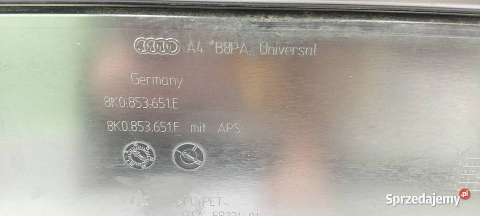 Przedni Grill A4 B8 Quattro polift PDC Kutno