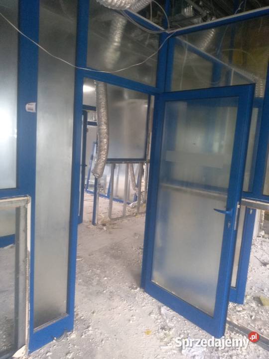 Witryna Aluminiowa z drzwiami Warszawa sprzedam