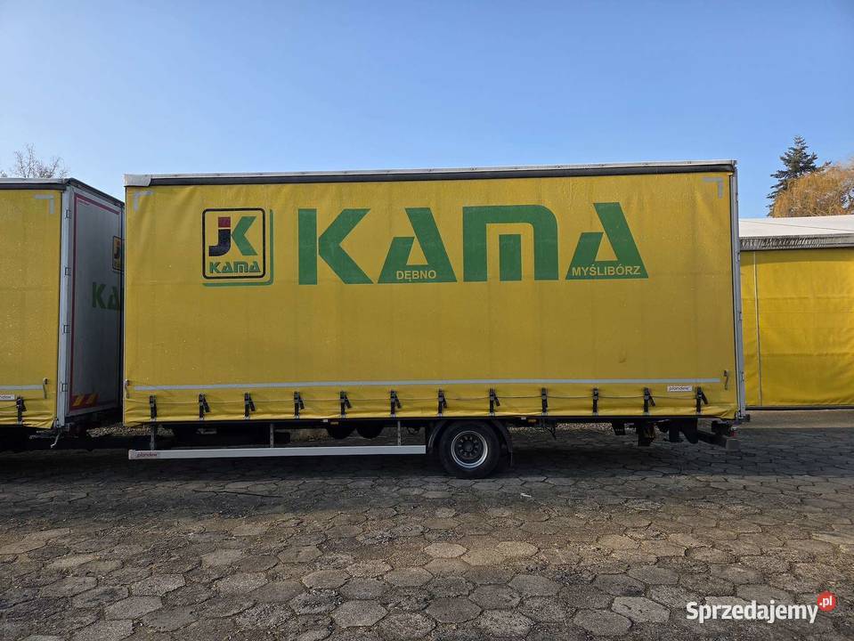 Przyczepa ciężarowa tandemowa Plandex Dębno
