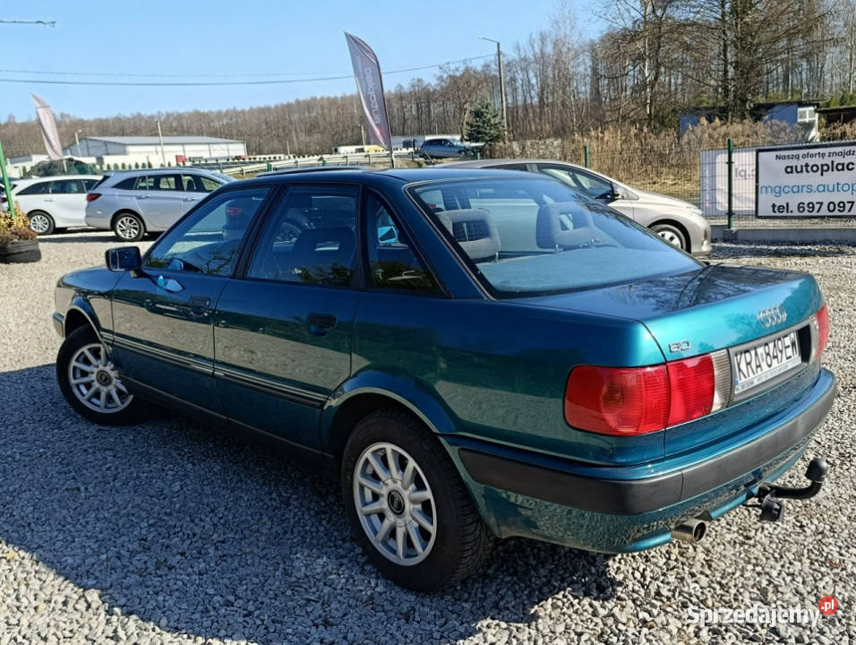 Audi 80 Zadbany bez korozji bezwypadkowy B4 manualna małopolskie Dulowa