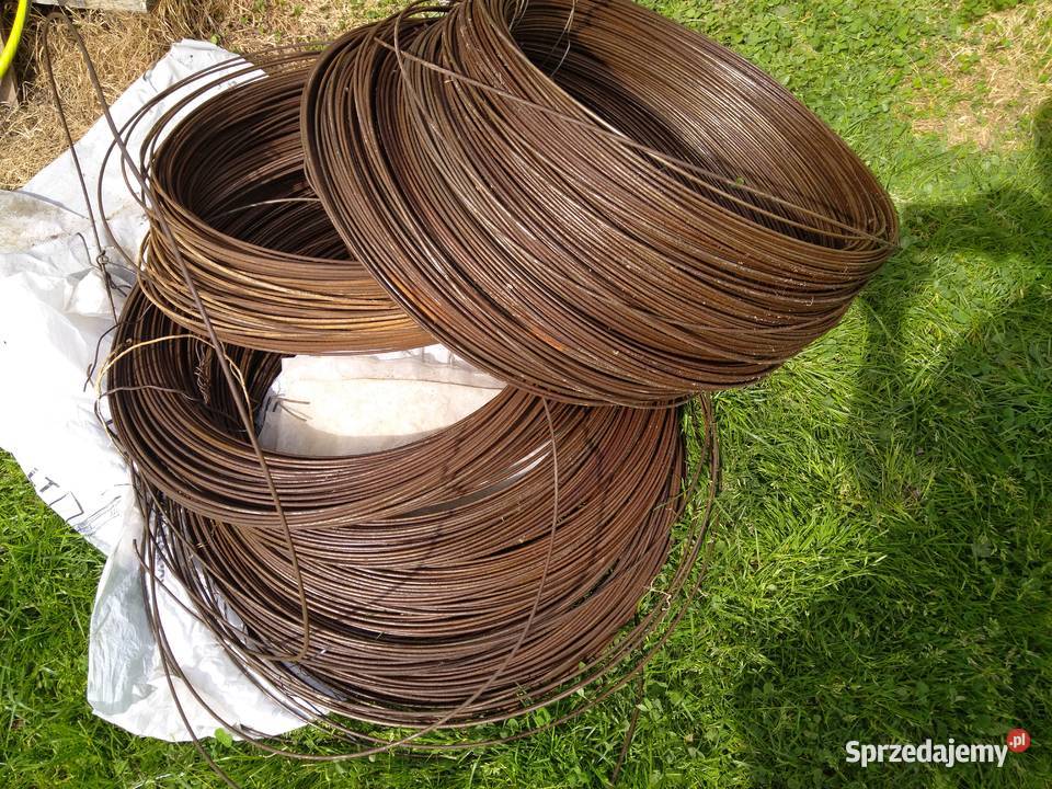Drut stalowy 4mm twardy Izdebnik