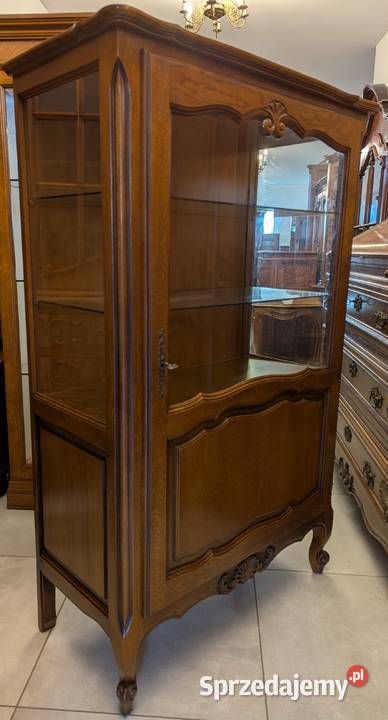 ładna witrynaserwantka ludwikowska dąbsklep Antyki, Sztuka, Kolekcje Dąbrowa Górnicza