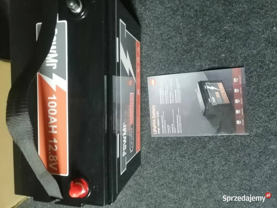 Akumulator 100Ah LiFePO4 nowy Dom i Ogród łódzkie Bełchatów sprzedam