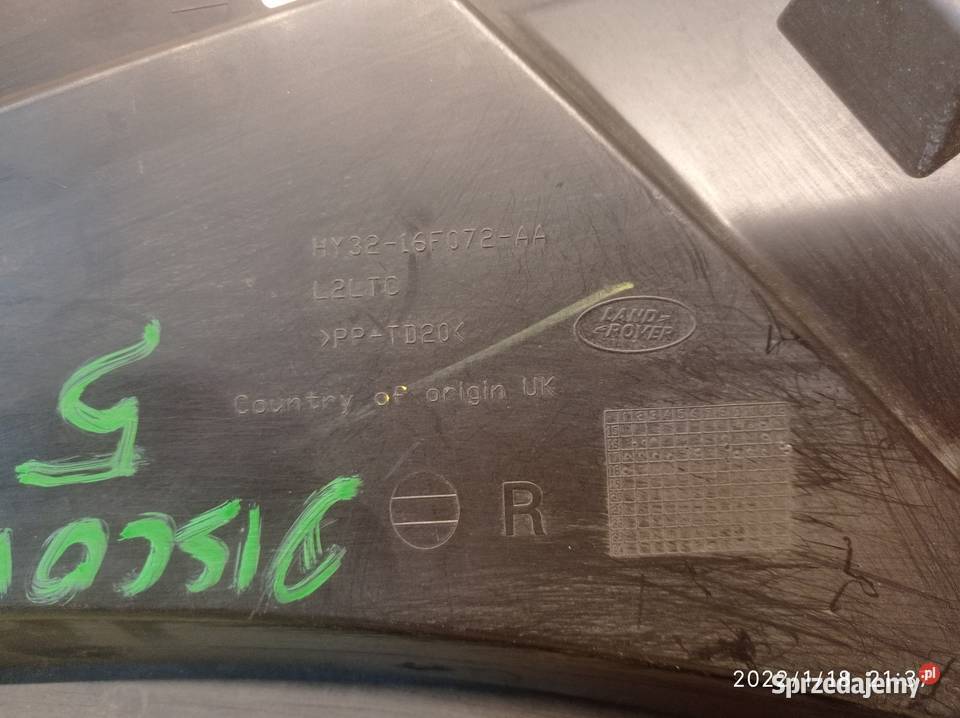 LAND ROVER DISCOVERY V 5 ŚLIZG PRZÓD PRAWY wielkopolskie Międzychód sprzedam