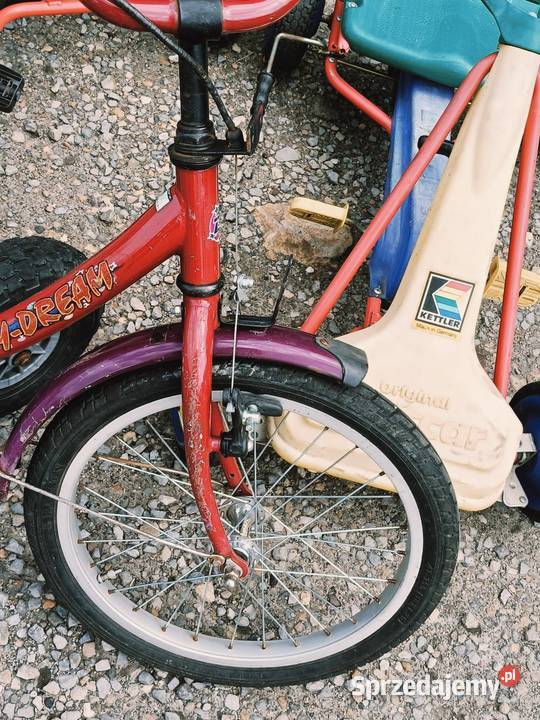 Rowerek dziecięcy na kołach 18 stalowa Rowerki Chorzów sprzedam