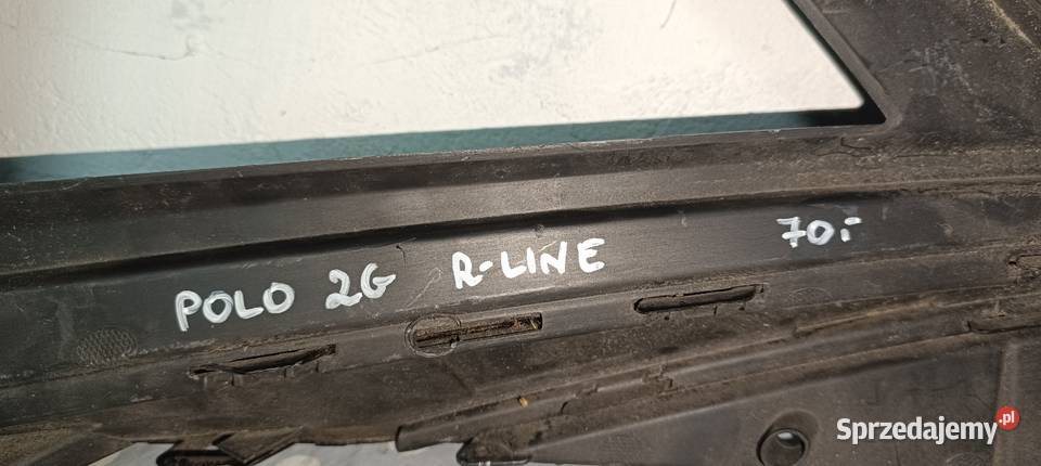 VW POLO VI 2G RLINE KARTKA ZDERZAKA LEWA dolnośląskie Lubin