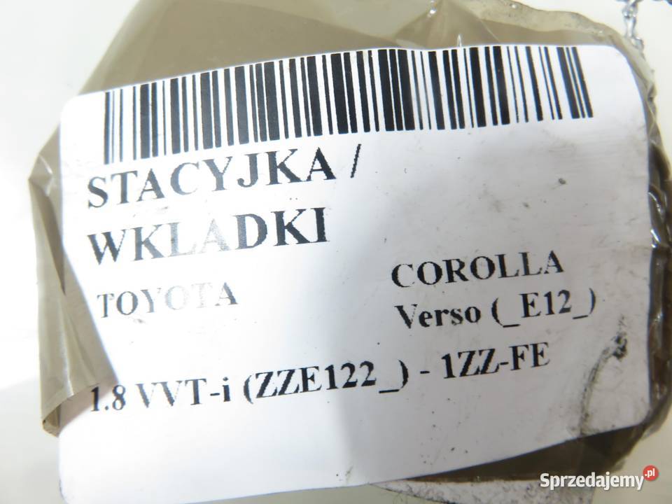 STACYJKA WKŁADKI TOYOTA COROLLA E12 8978313010 osobowe