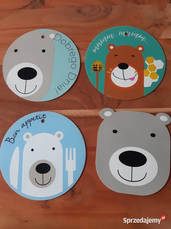 4 Silikonowa podkładka z motywem misia Miś Warszawa