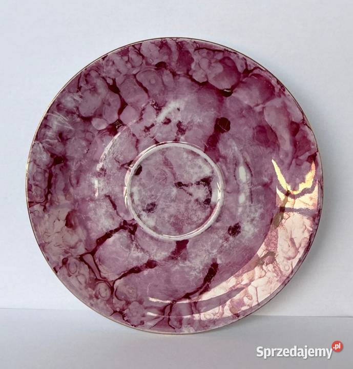 Talerzyk Spodek Włocławek Różowy Marmurek PRL Kraków