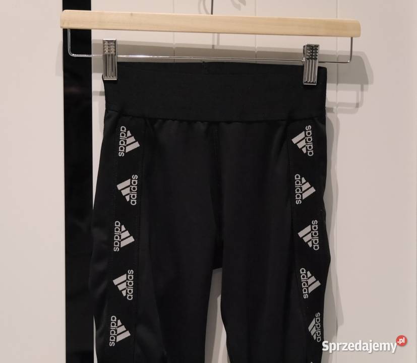 Adidas Aeroready fajne legginsy lampasy 32 XXS Wrocław sprzedam