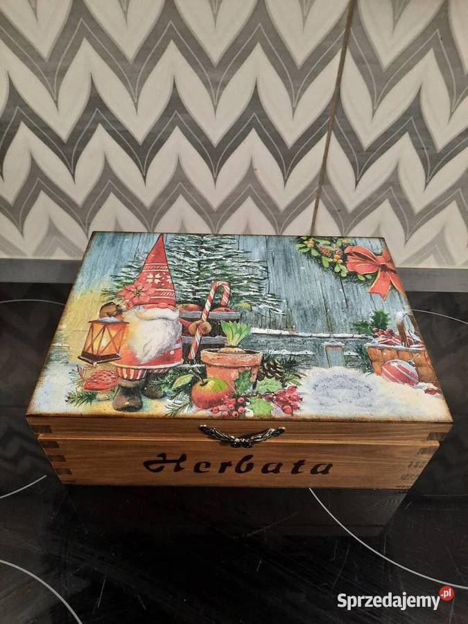 Świąteczna herbaciarka ze skrzatem pidełko Kędzierzyn-Koźle sprzedam