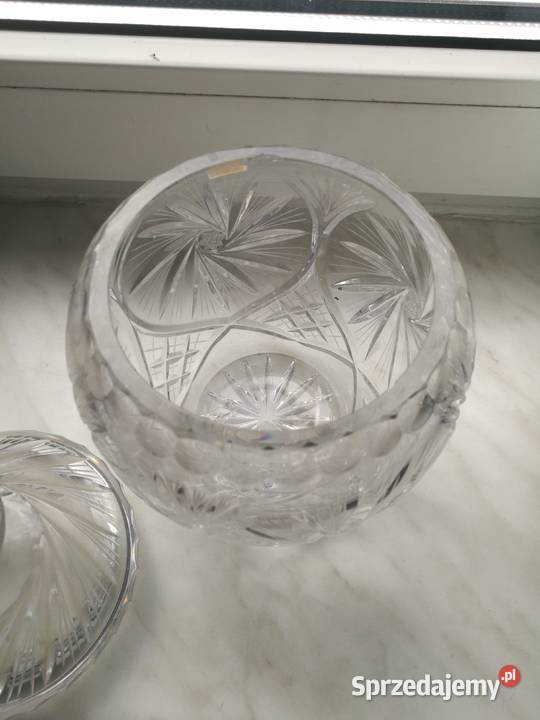 Kryształowa duża bombonierka sprzedam