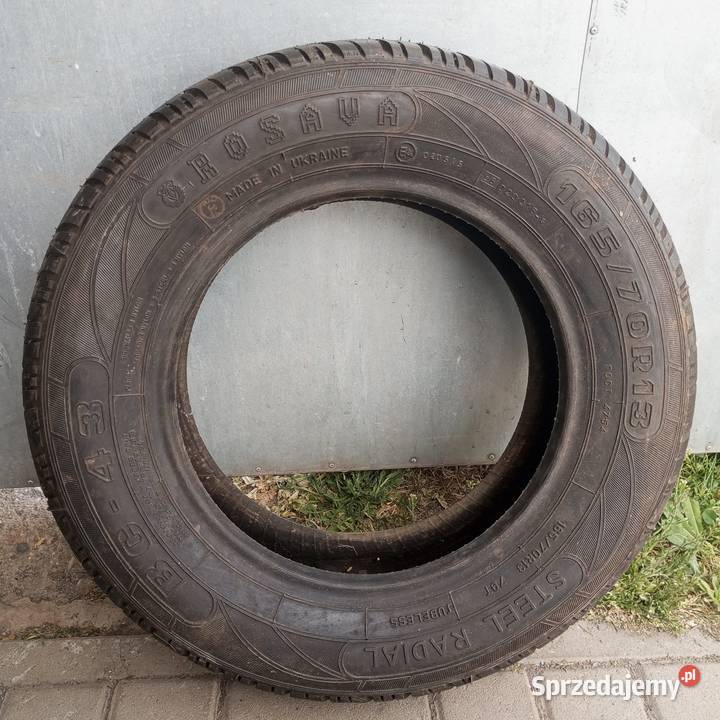 Opona ROSAVA Steel Radial 13 70165 nowa 165 Pozostałe
