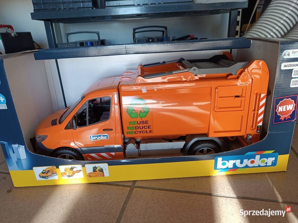 BRUDER Śmieciarka komunalna Mercedes Benz 02682 Wieluń