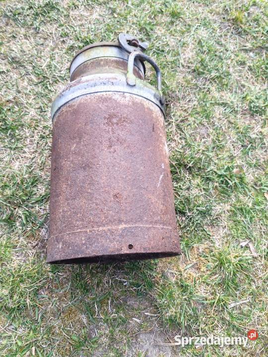 Kanka na mleko PRL Antyki wielkopolskie Konin