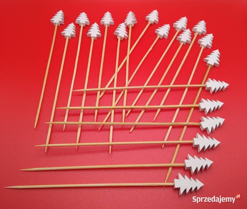 Wykałaczki Święta Choinka Drewno Ozdoba Gdańsk