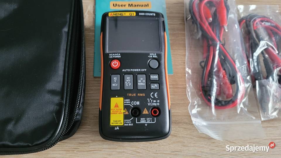 Cyfrowy Multimetr ANENG Q1 automatyczny True RMS łódzkie Łódź sprzedam