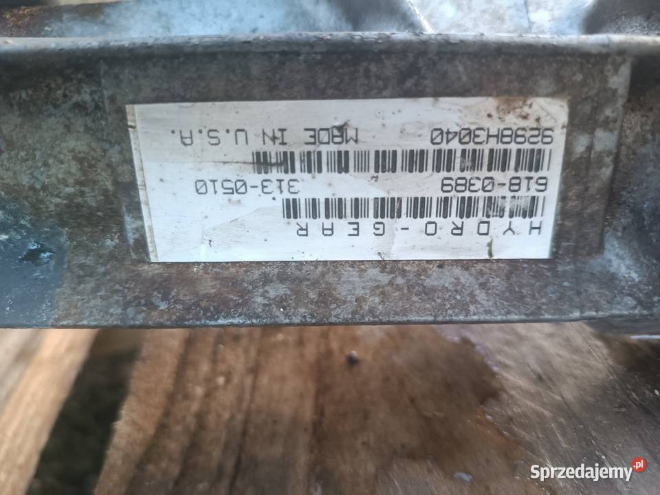 3130510 6180389 Skrzynia Biegów Hydro Gear łódzkie Błaszki
