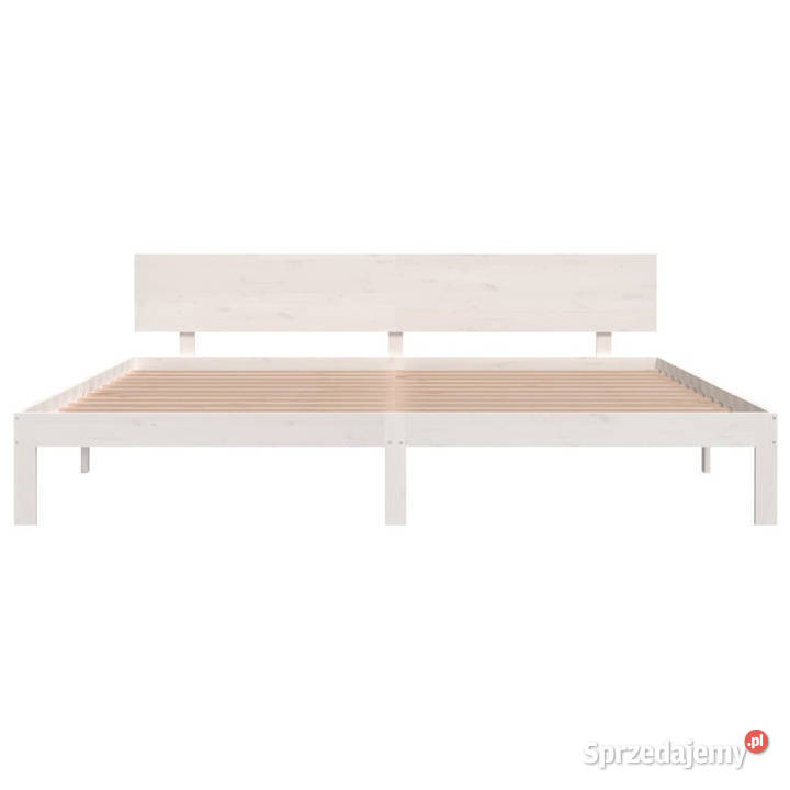 Rama łóżka biała lite drewno sosnowe 200 x 200 203cm Warszawa sprzedam