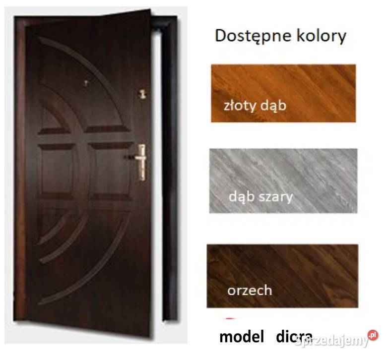 Drzwi z montażem zewnętrzne wewnątrzklatkowe Drzwi zewnętrzne Tychy sprzedam
