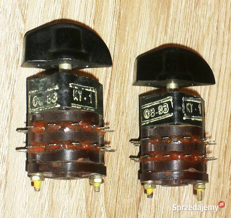 Przełącznik obrotowy 5 pozycyjny P2G3 5P2N Gliwice