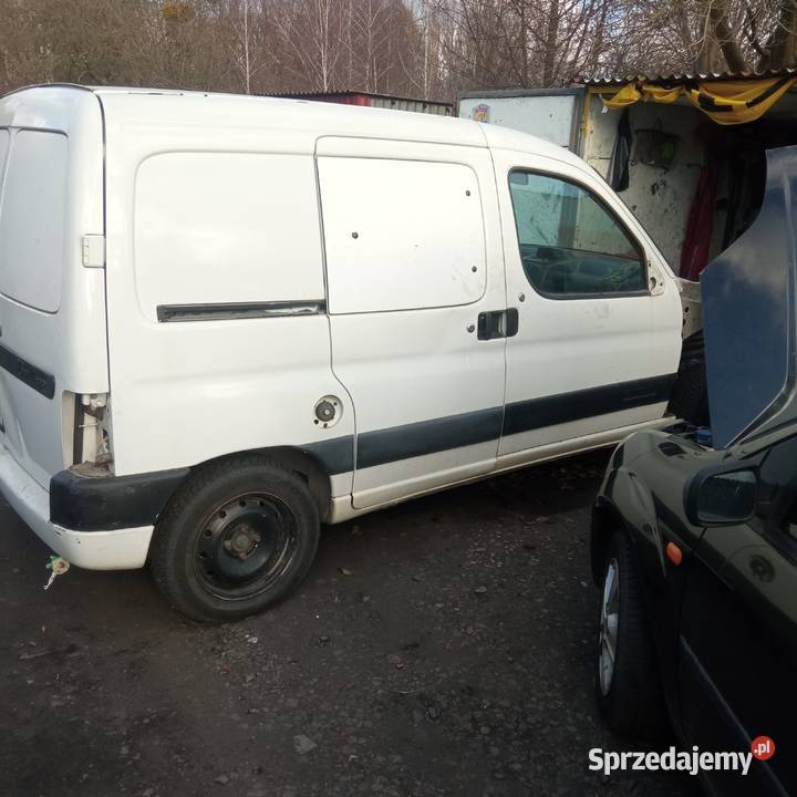 Drzwi przód citroen Berlingo partner 2003 białe Motoryzacja zachodniopomorskie Szczecin