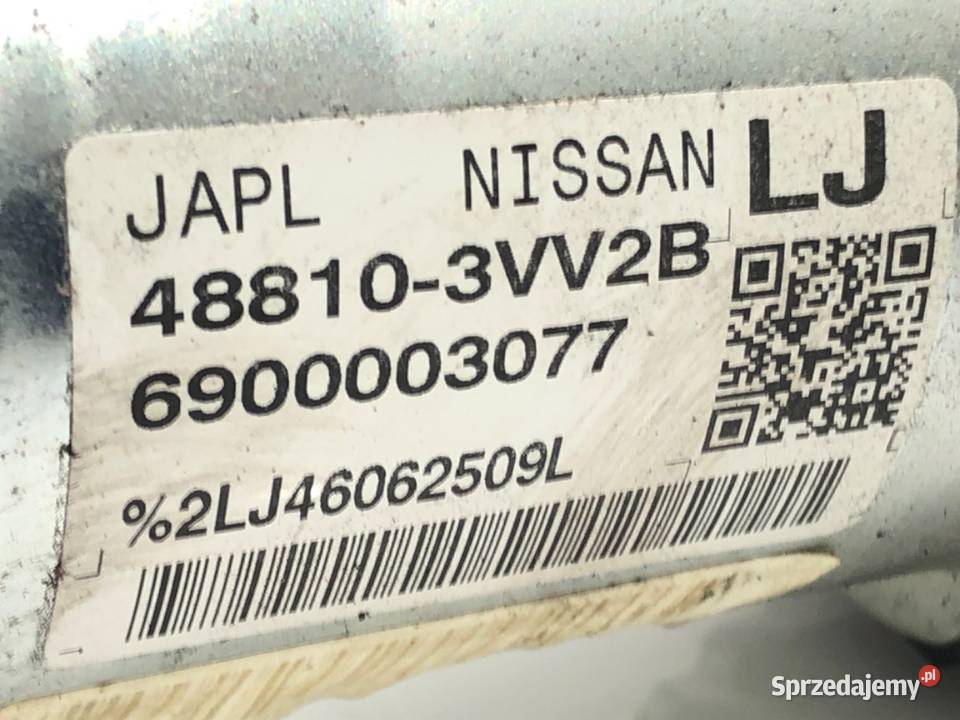 POMPA WSPOMAGANIA NISSAN NOTE 488103VV2B 15 90 Części samochodowe podkarpackie