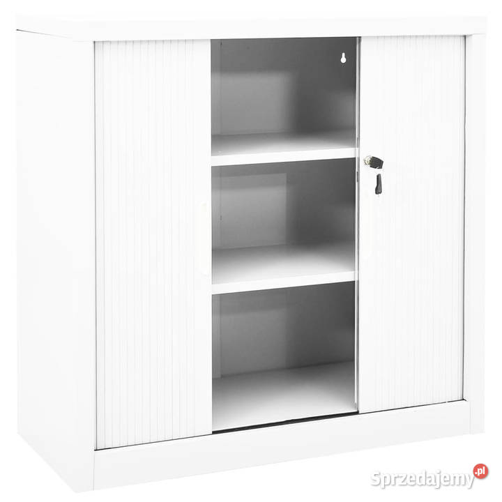 Szafka z drzwiami przesuwnymi biała 90x40x90 Warszawa