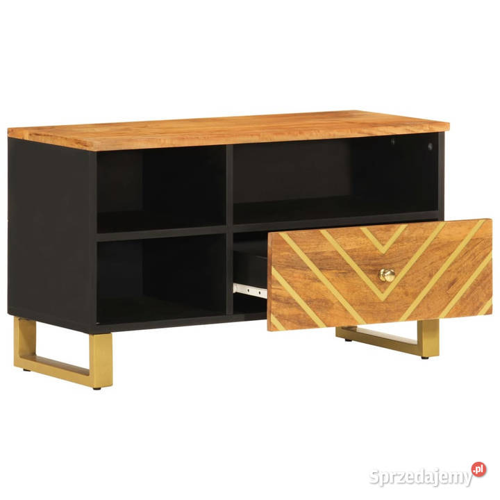 Szafka pod TV brązowoczarna 80x335x46 lite mazowieckie Warszawa