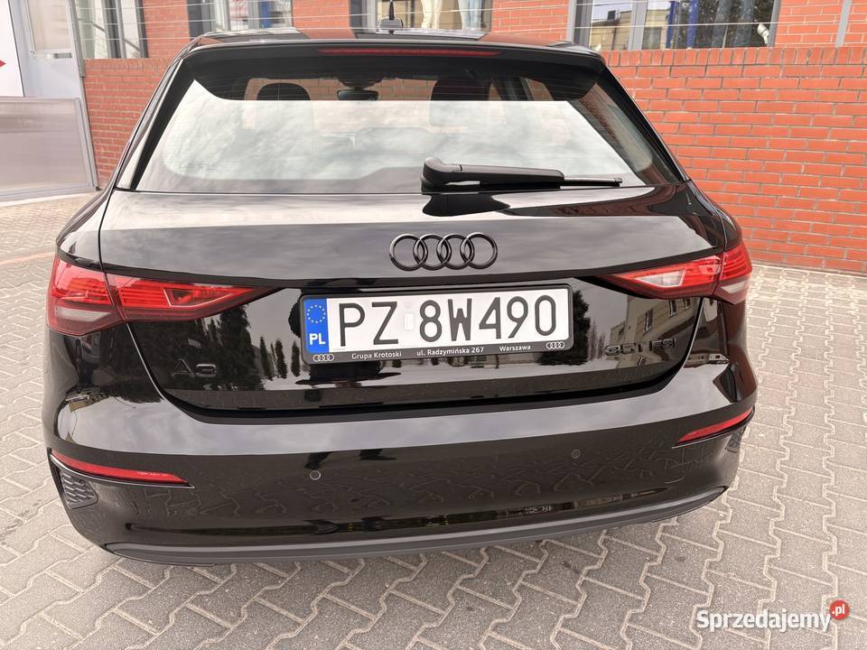 AUDI A3 15TFSI 150 Salon Polska Swarzędz