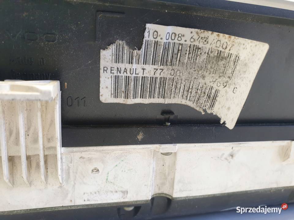 Renault Safrane 20 i LICZNIK ZEGARY europa lubelskie Rudka