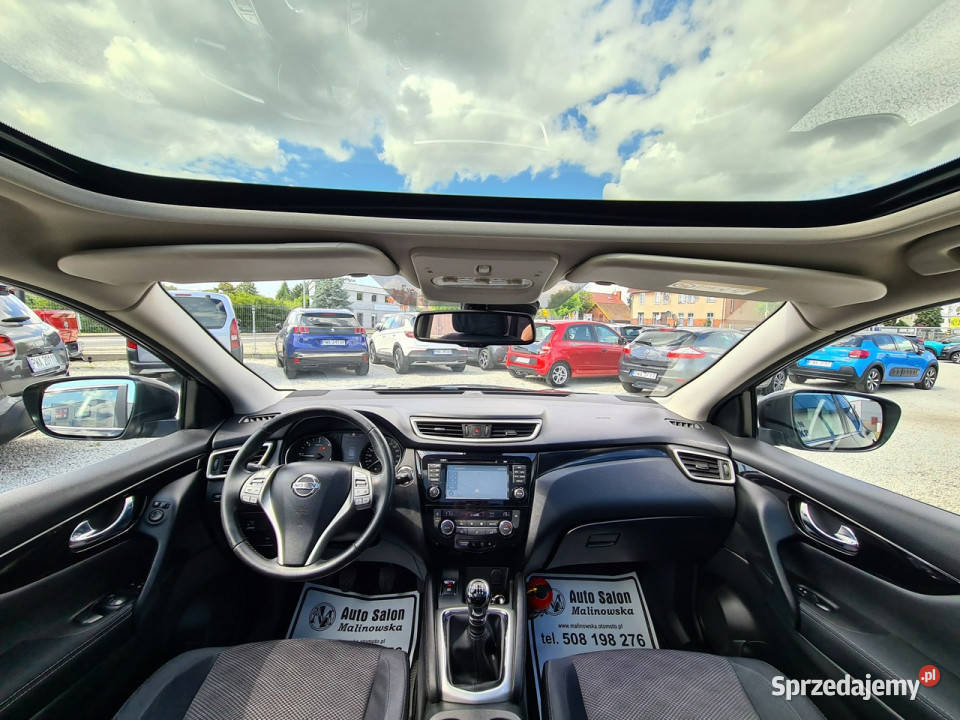 Nissan Qashqai SzklanyDach Navi Kamera 360 2xPDC szyberdach Wągrowiec