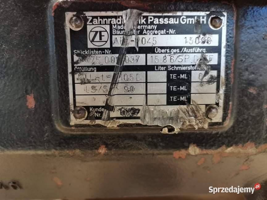 Deutzfahr 615 Wkład mostu APL2045 Wilkowo