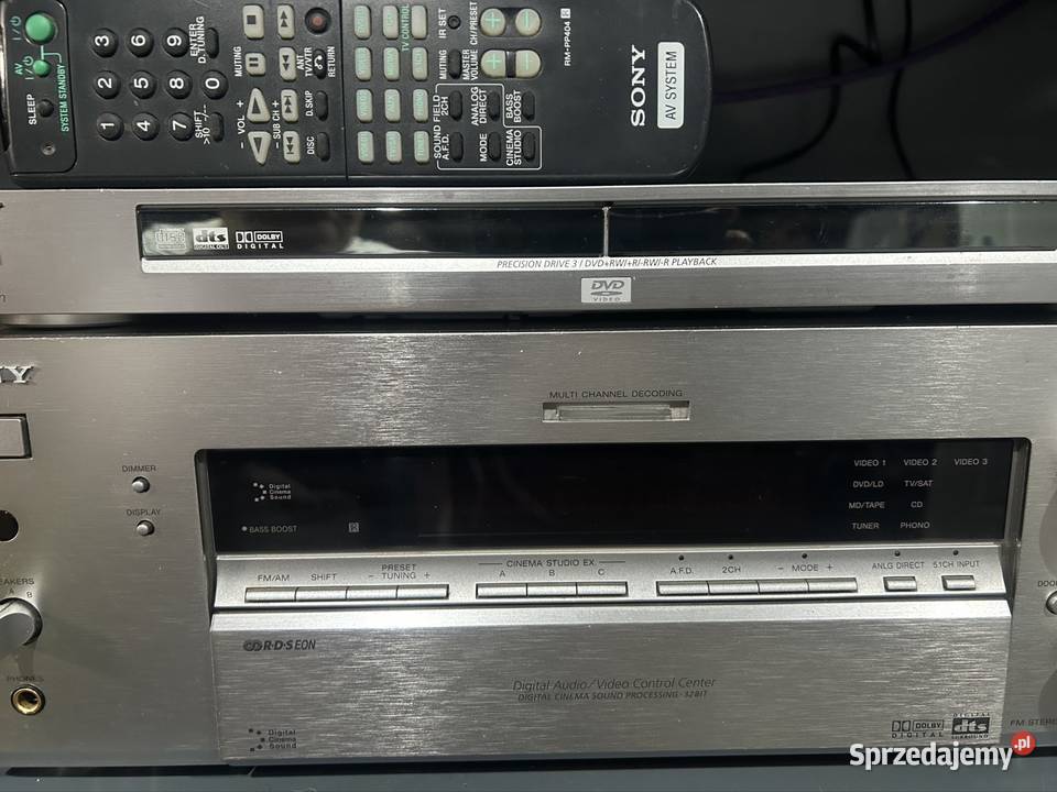 Amplituner plus odtwarzacz CD DVD Sony QS sprzedam