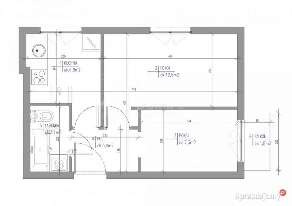 Centrum Kielc 2 pokoje do remontu Kielce