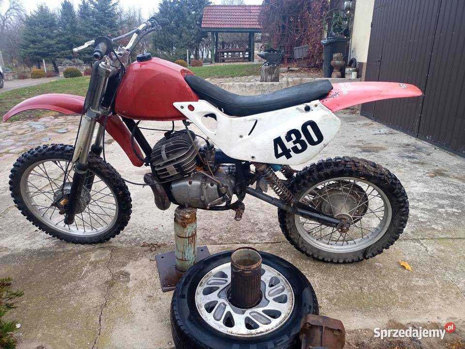 Cz CROS 250 model 516 na chodzie Motocykle, skutery, quady mazowieckie Siedlce
