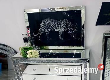 Lustrzany obraz z kryształkami Glamour Puma Golkowice