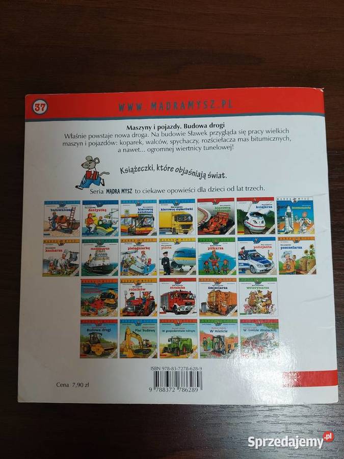 Maszyny i pojazdy budowa drogi Mądra Mysz Monika ISBN 9788372786289 Tarnowskie Góry