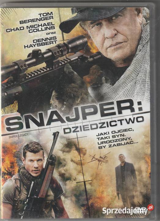 SNAJPER DZIEDZICTWO TOM BERENGER DVD lektor Pruszków