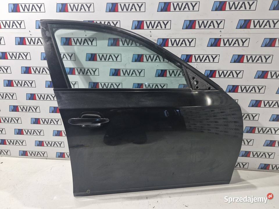 BMW E60 E61 DRZWI PRAWE PRAWY PRZÓD 475 BLACK