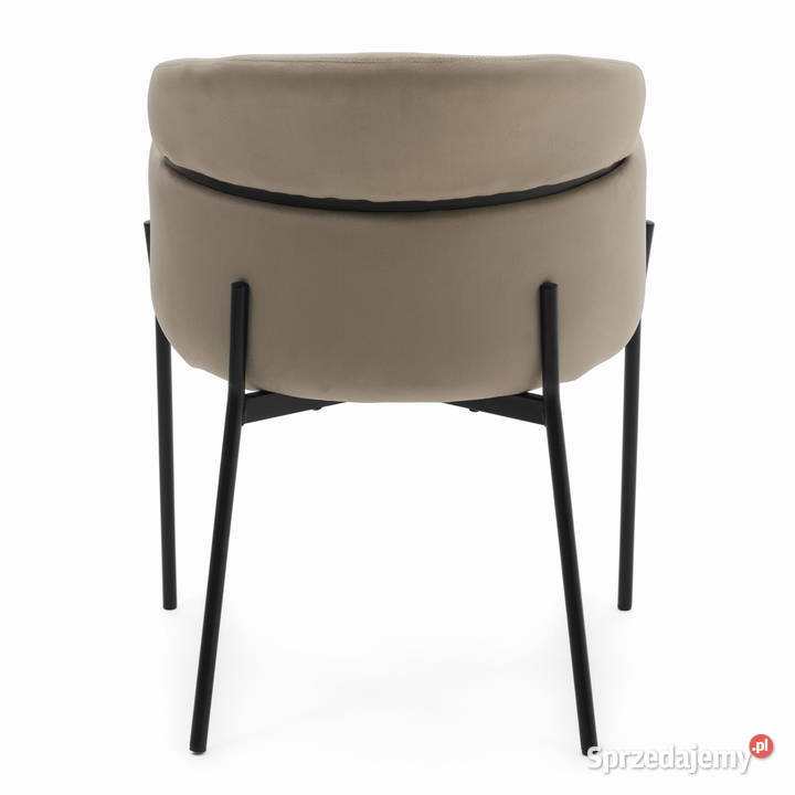 Krzesło Tapicerowane Bolzano Ciemnobeżowe sprzedam