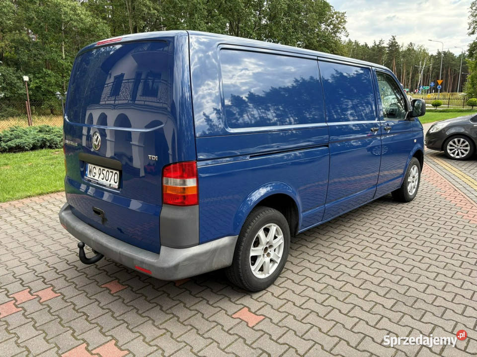 Volkswagen Transporter T5 25 TDI 130 Długi 2 x mazowieckie Lipówki