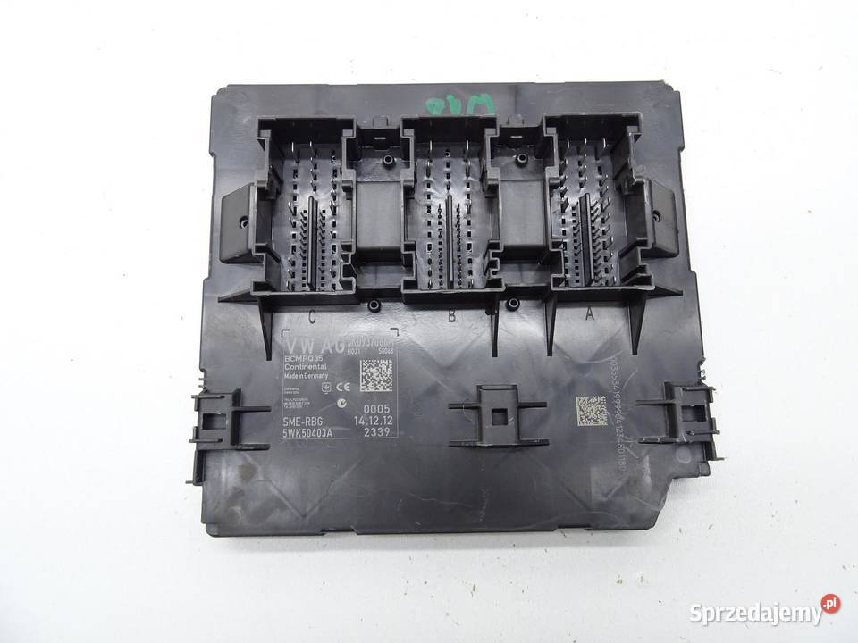 MODUŁ STEROWNIK KOMFORTU BCM 5K0937086M VW GOLF